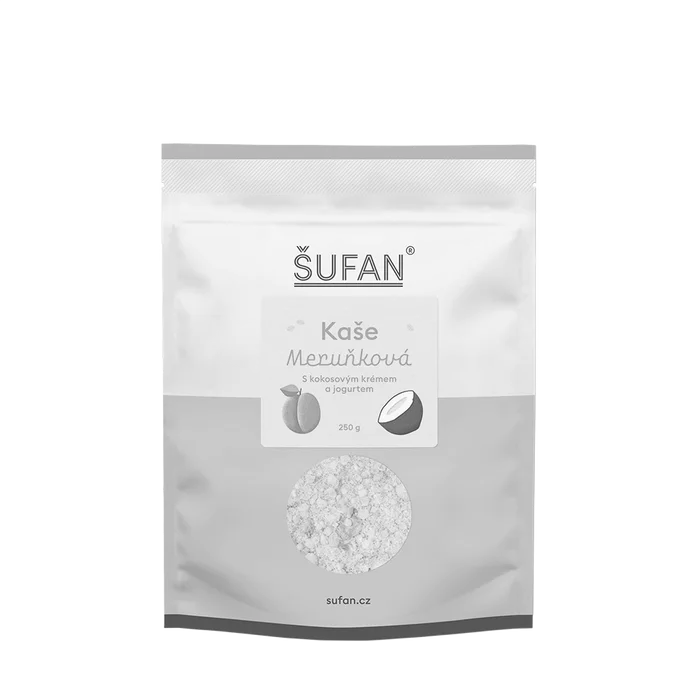 Šufan Meruňková kaše s kokosovým krémem a jogurtem 250 g